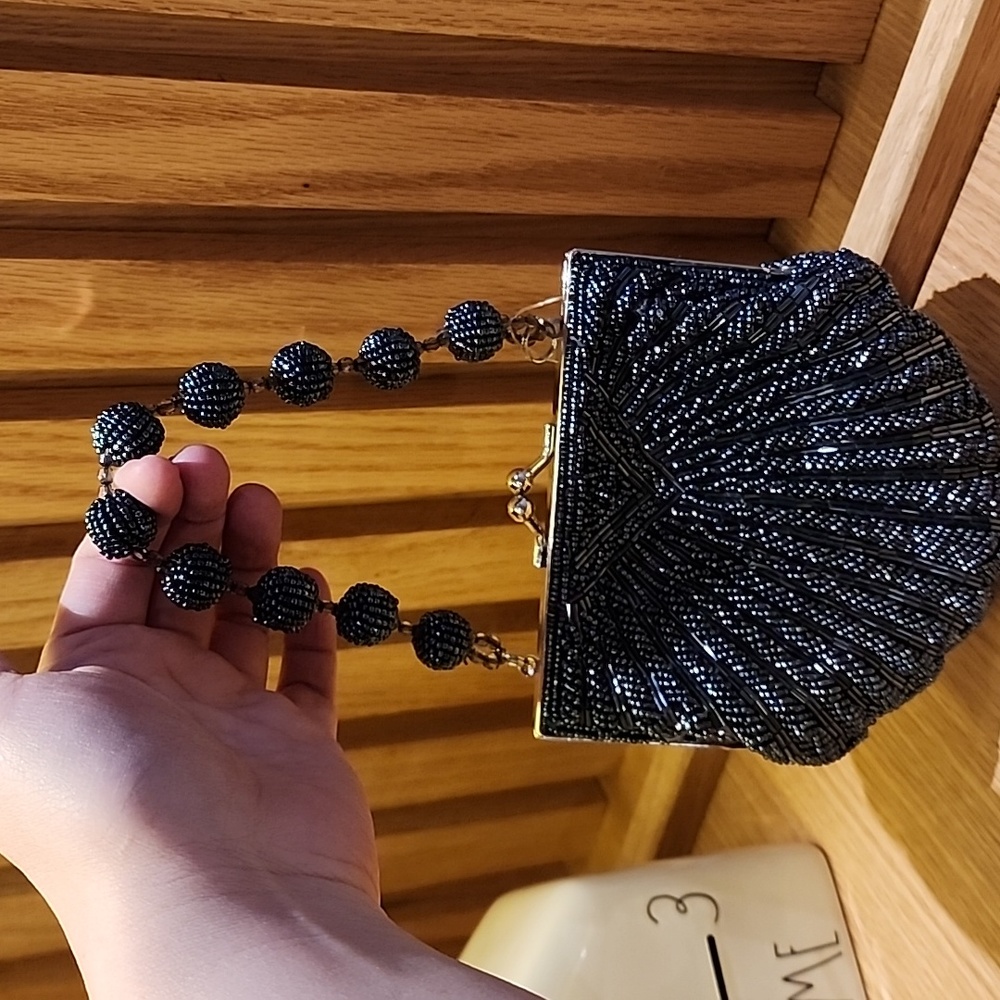 Wedding Bag Dark Gray Black